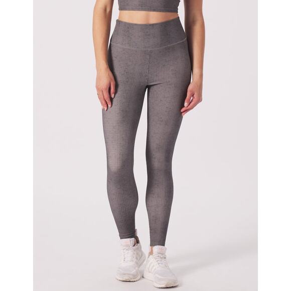 Glyder Sultry Performance‎ Leggings Grey Carbon Window Pane 2XL - Picture 1 of 9
